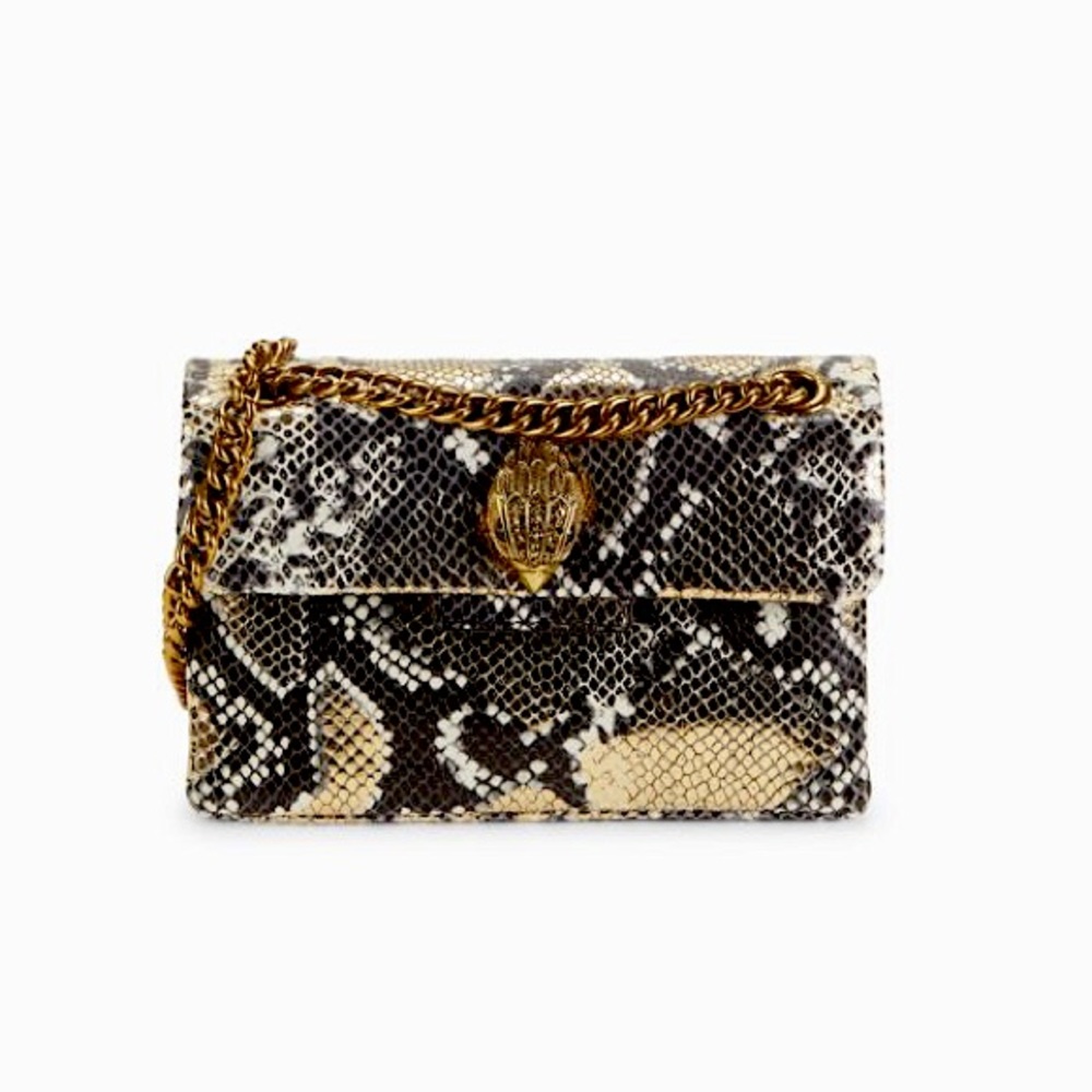 KURT GEIGER LONDON
Snakeskin Printed Kensington Bag